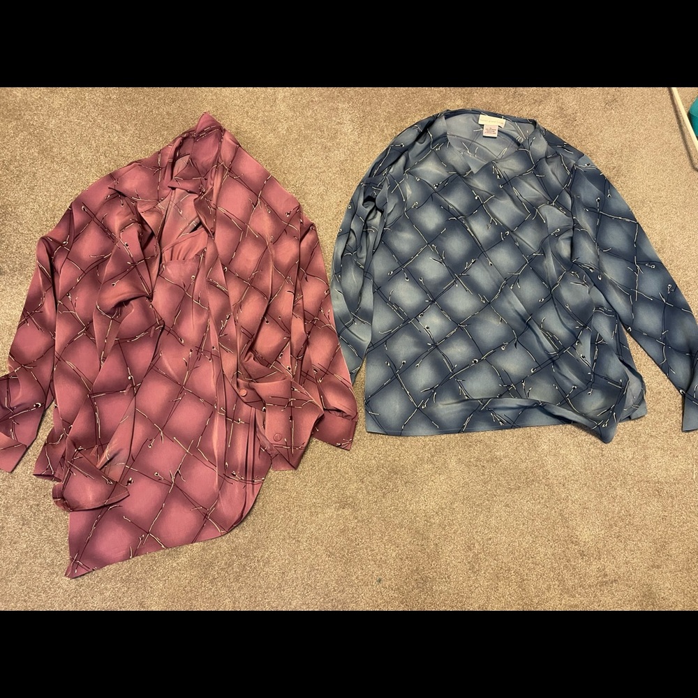 Tank top with matching button shirt set